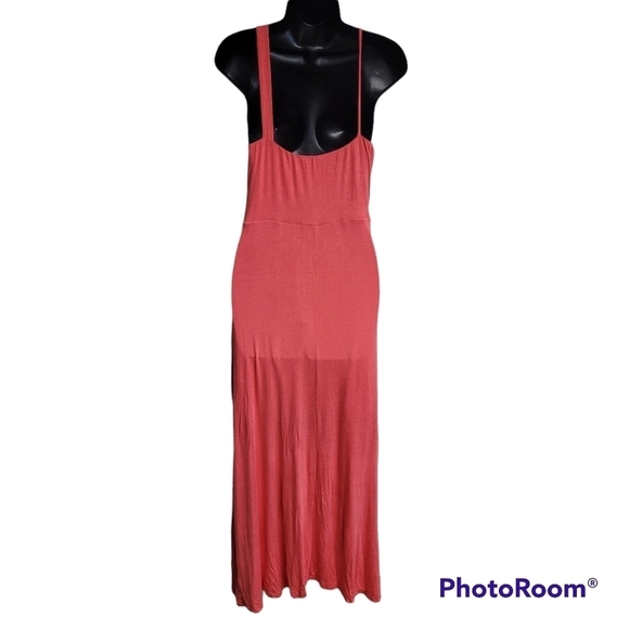 The Vanity Room Pink Twist Knot Front Maxi Dress - Picture 4 of 9